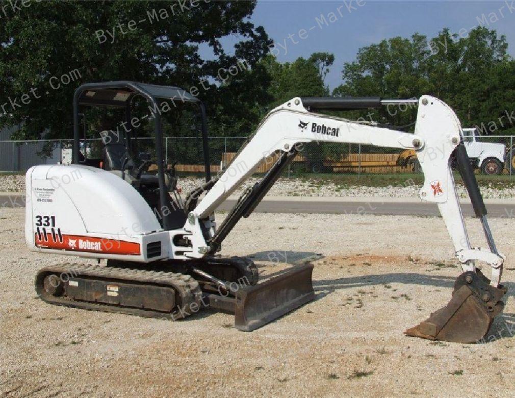Bobcat 331, 331E, 334 D-Series Excavator PDF Parts Manual image