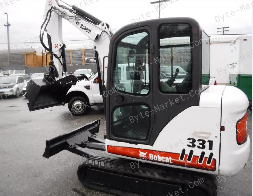 Bobcat 331, 331E, 334 Excavator Operation and Maintenance Manual PDF image