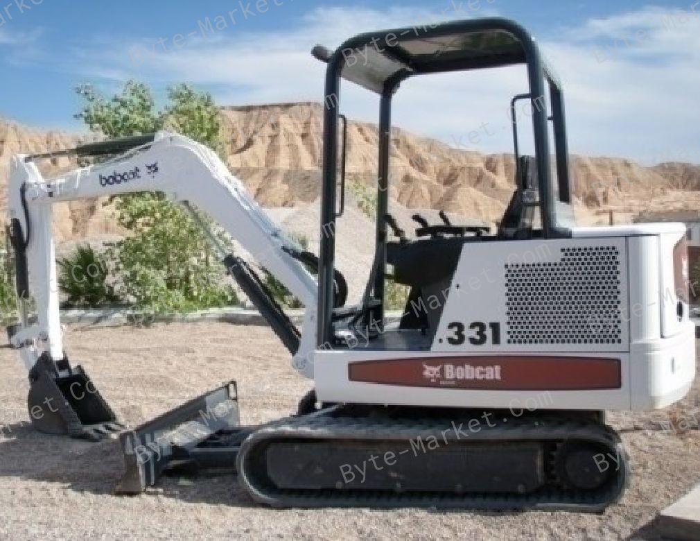 Bobcat 331, 331E, 334 Compact Excavators PDF Service Manual image