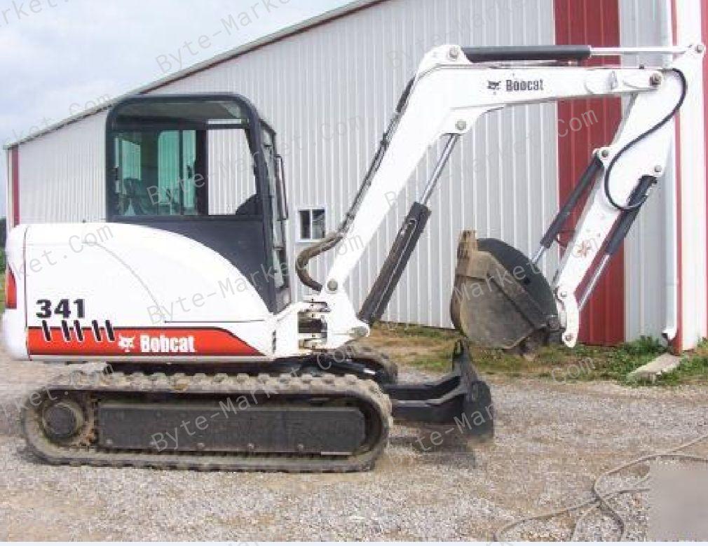 Bobcat 337 & 341 Compact Excavator PDF Service Manual image