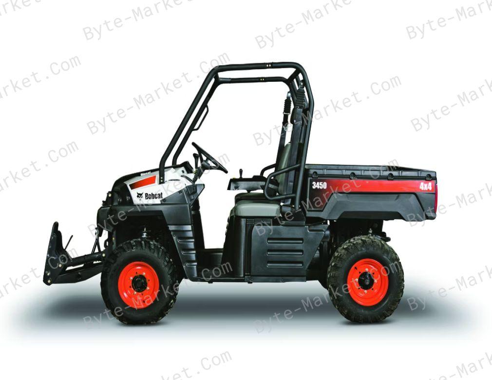 Bobcat 3450 Utility Vehicle Service Manual in PDF image