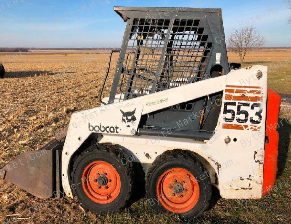 Bobcat 553 AF-Series Skid Steer Parts Manual PDF image