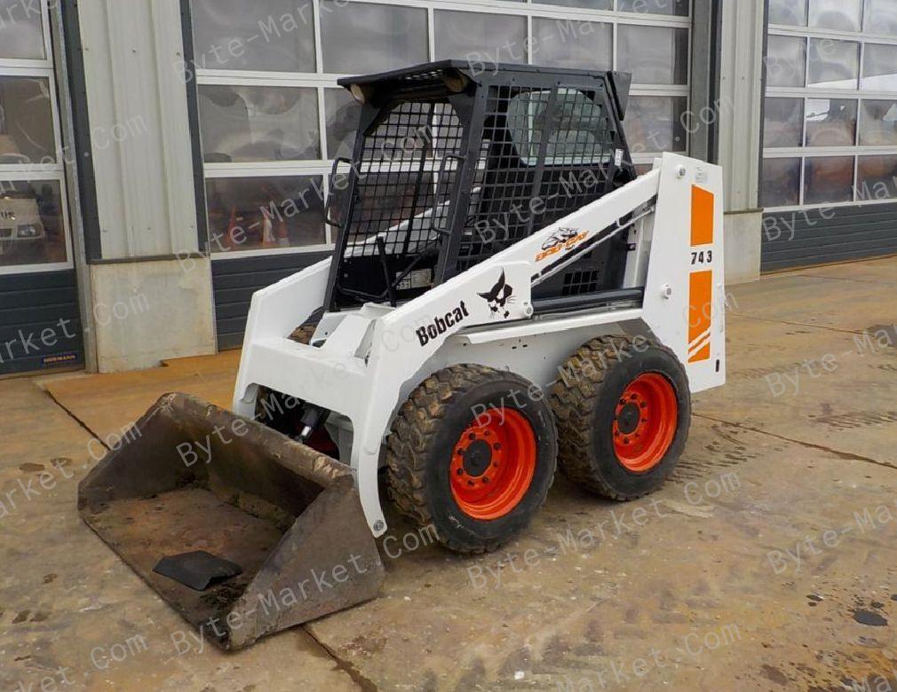 Bobcat 743 Skid Steer Loader Parts List PDF image