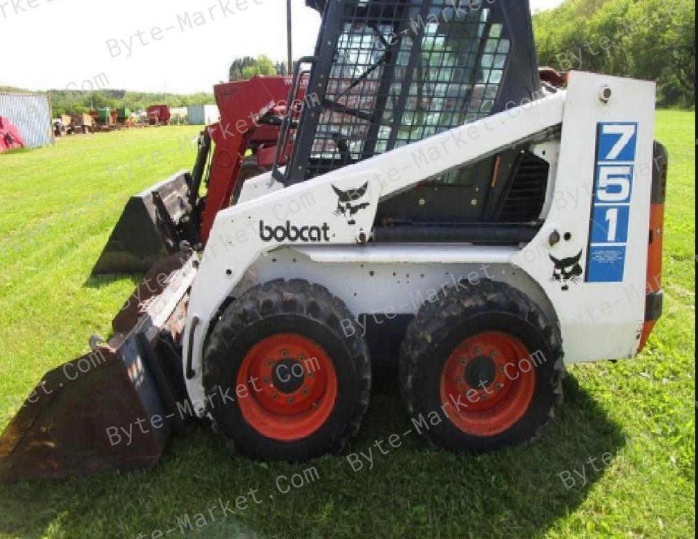 Bobcat 751 G-Series Skid Steer Loader Parts Manual PDF image