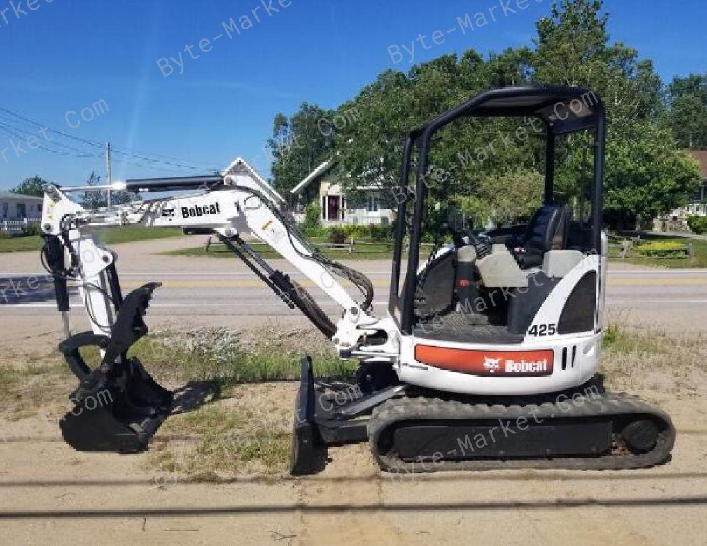 Bobcat Compact Excavator 425, 428 Service Manuals in PDF image