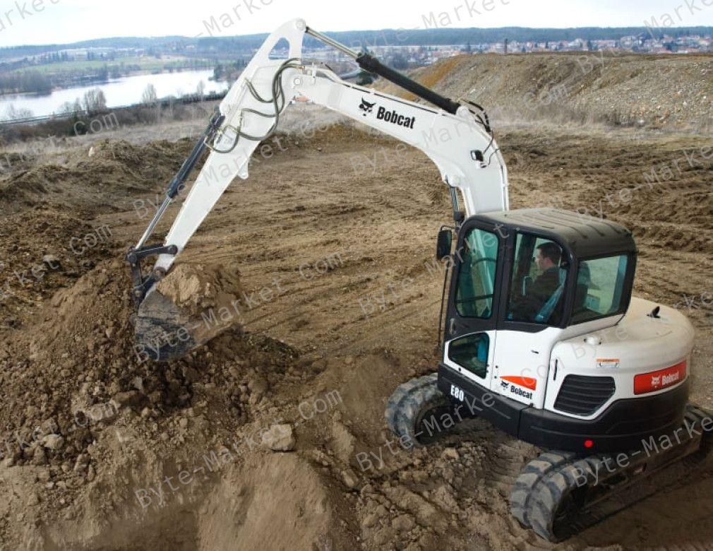 Bobcat Excavator E80 Service Manuals in PDF image
