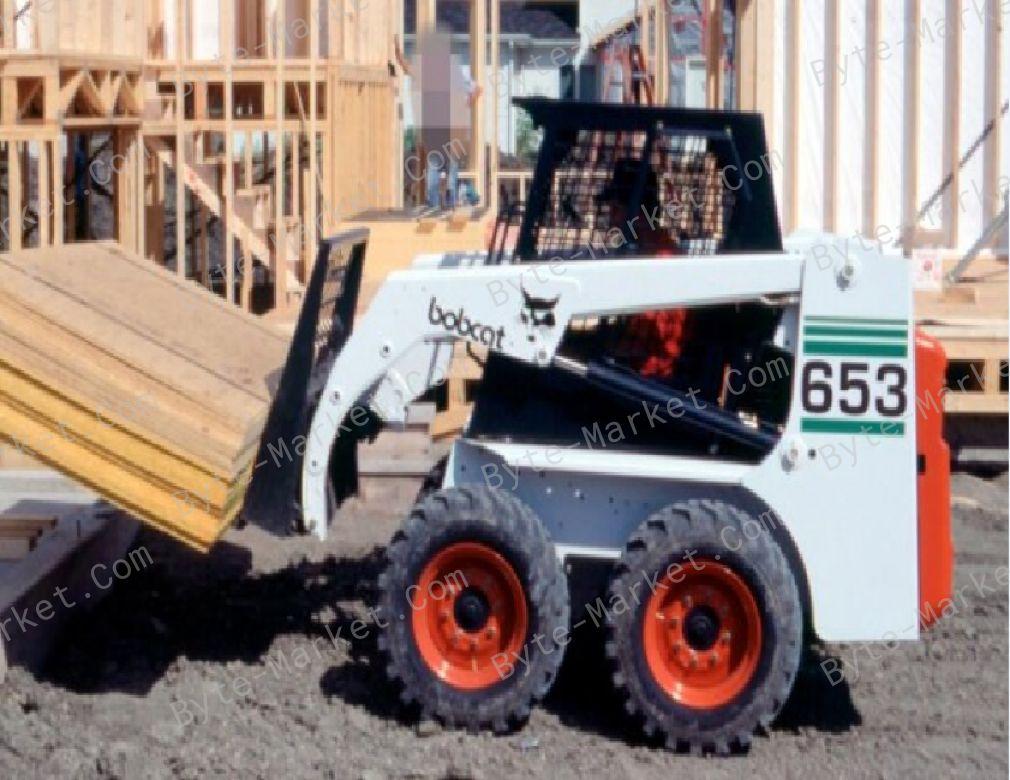Bobcat Skid Steer Loader 653 Service Manual in PDF image