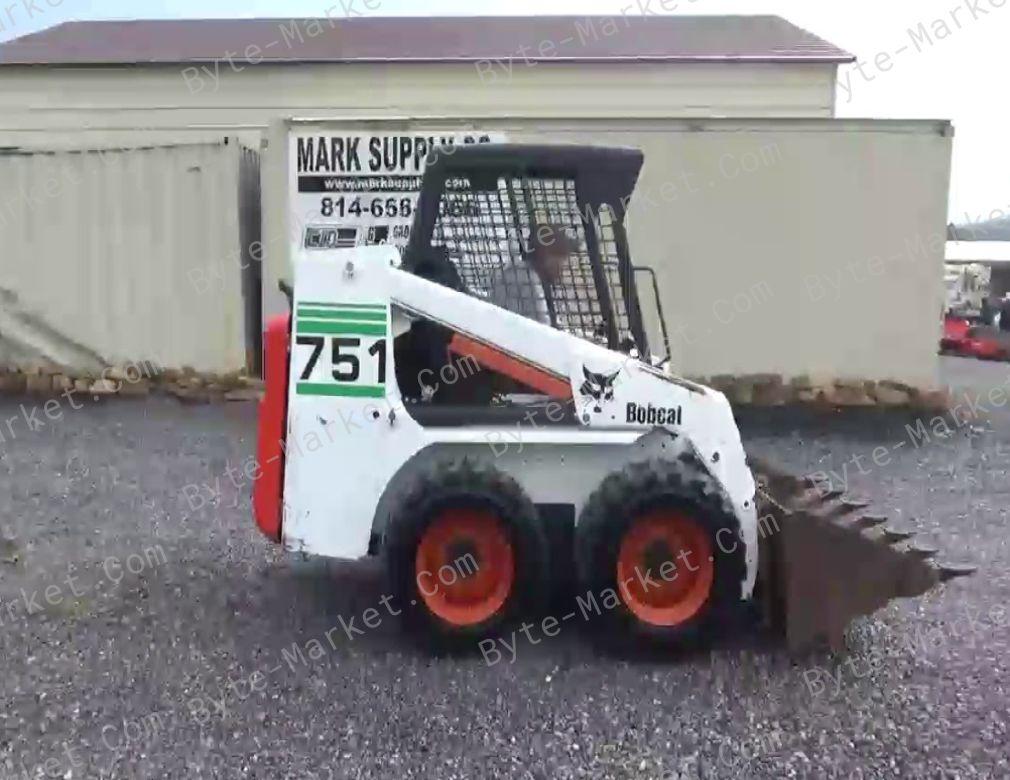 Bobcat Skid Steer Loader 751 Service Manuals in PDF image