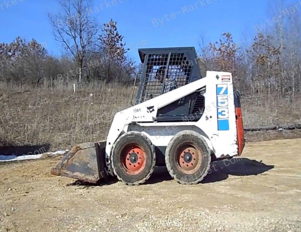 Bobcat Skid Steer Loader 753 Service Manuals in PDF image