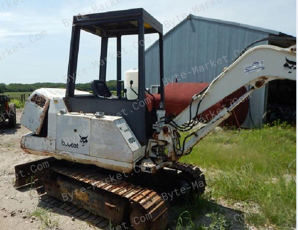 Bobcat X 100 Excavator Service Manuals in PDF image