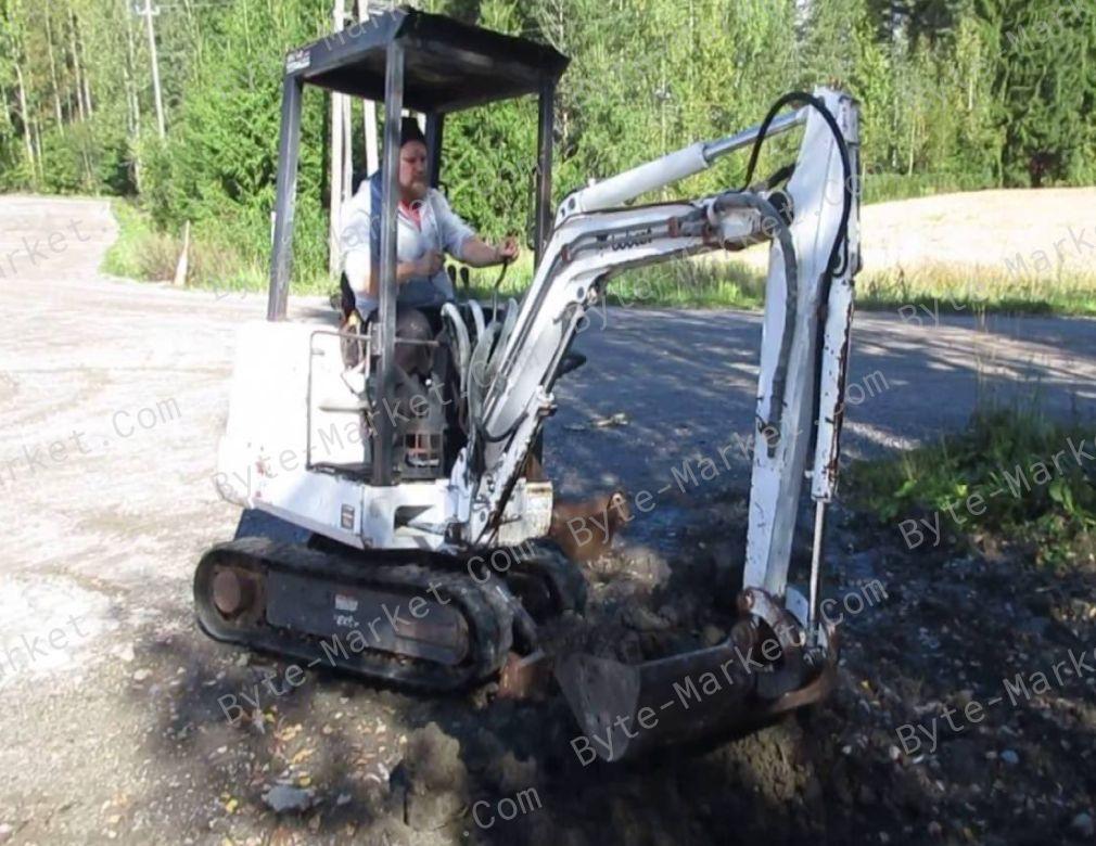 Bobcat X 220 Hydraulic Excavator Service Manuals in PDF image