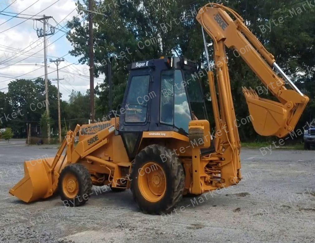 Case 580 Super E Loader Backhoe Service Manual in PDF image