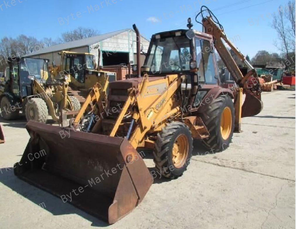 Case 580K Construction King Backhoe Loader Parts Catalog in PDF image