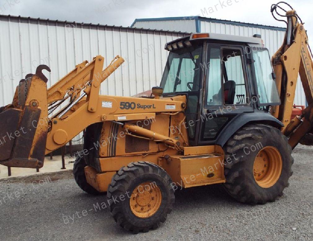 Case 580L/580L Turbo/580 Super L/590 Super L Series 2 Loader Backhoes Operators Manual + L Series Loader Backhoe Operators Manuals in PDF image