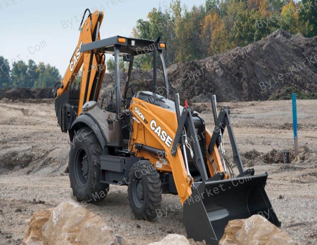 Case 580N/ 580SN-WT/ 580SN/590SN Tractor Loader Backhoe Service + Operators Manuals in PDF image