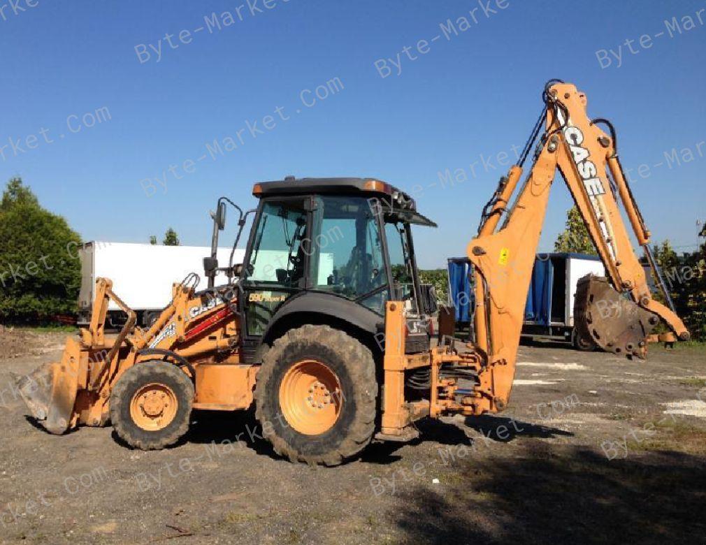 Case 580SR-590SR-695SM-695SR Backhoe Loader Service Manuals in PDF image