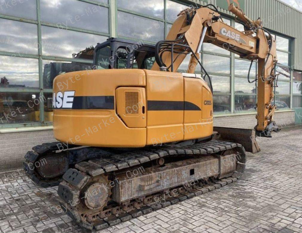 Case CX135SR Crawler Excavator Repair Manuals in PDF image