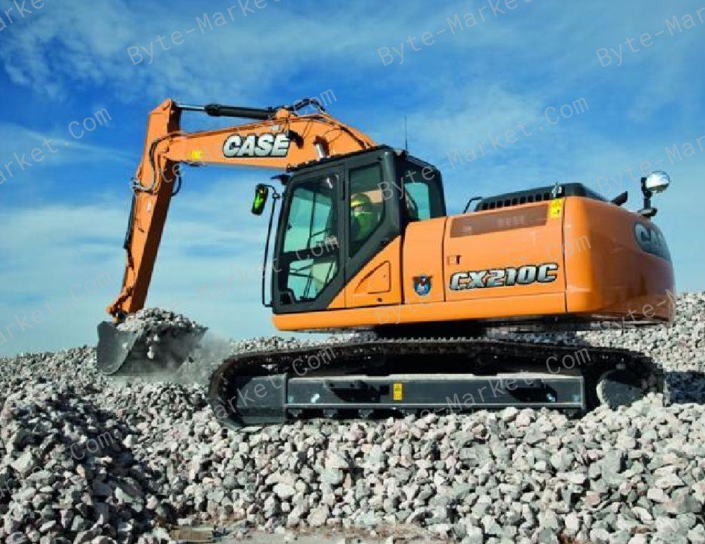 Case CX210 Hydraulic Excavator Manual in PDF image