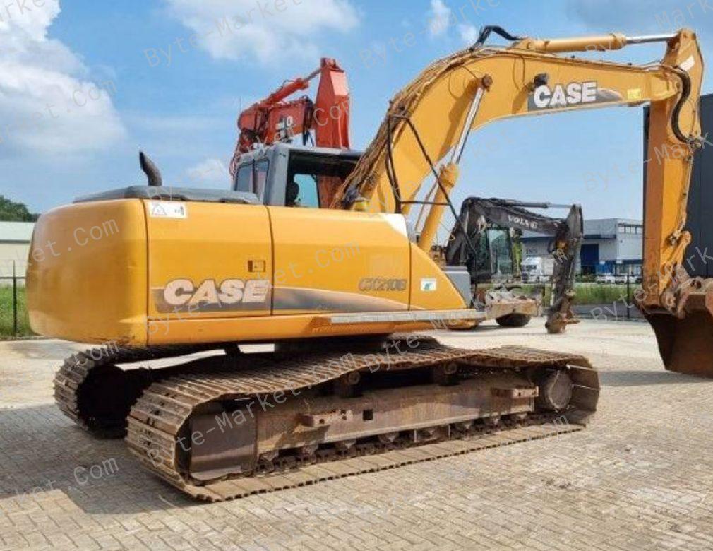 Case CX210C Tier 4 Crawler Excavator Operators Manual in PDF image
