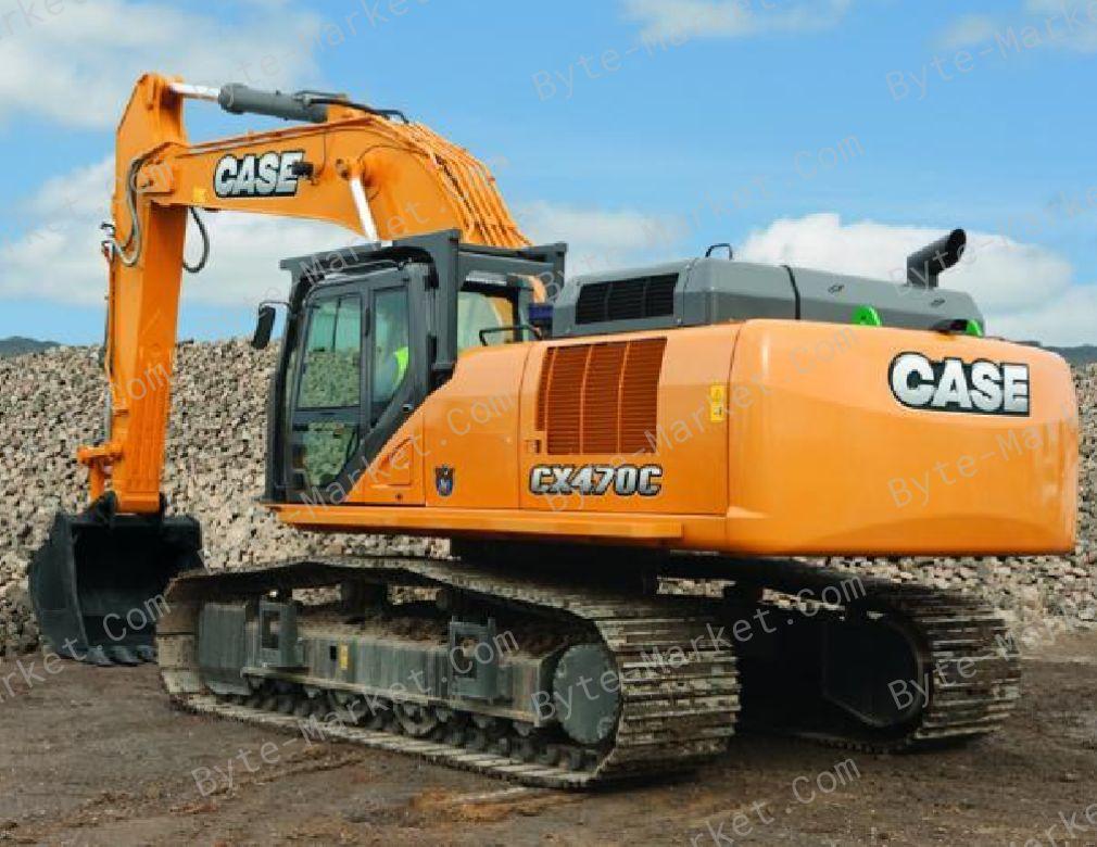 Case CX470B Crawler Excavator Service Manual in PDF image