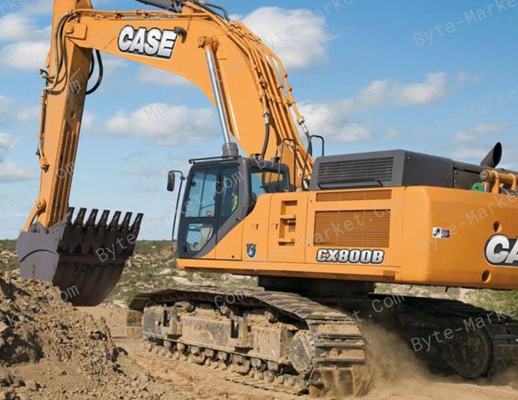 Case CX800 Tier 3 Crawler Excavator Service Manual in PDF image