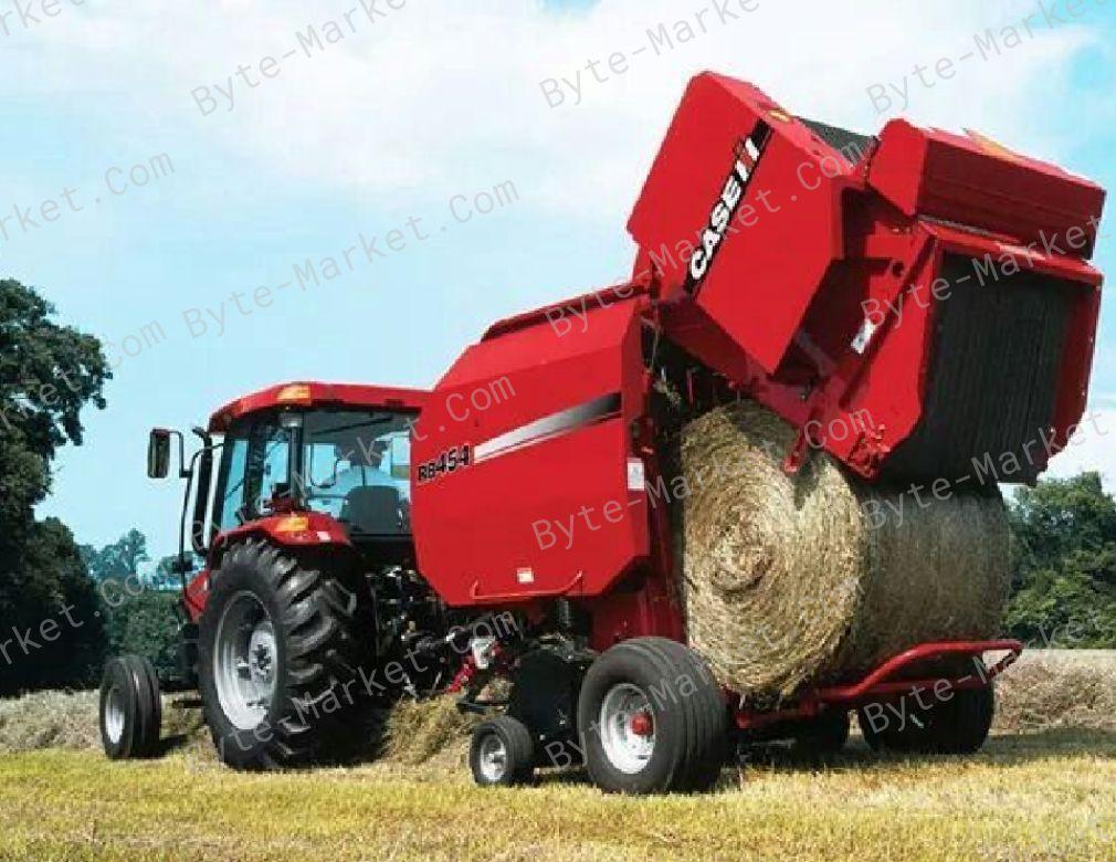 Case Round Balers RB454/ RB464/RB554/RB564 Service Manuals in PDF image