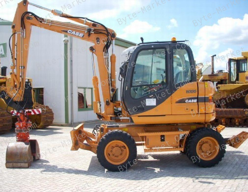 Case WX95/WX125 Wheeled Excavators Service Manuals in PDF image