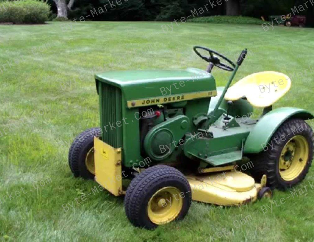 John Deere 110 Tractor Loader Backhoe Technical Manual in PDF image