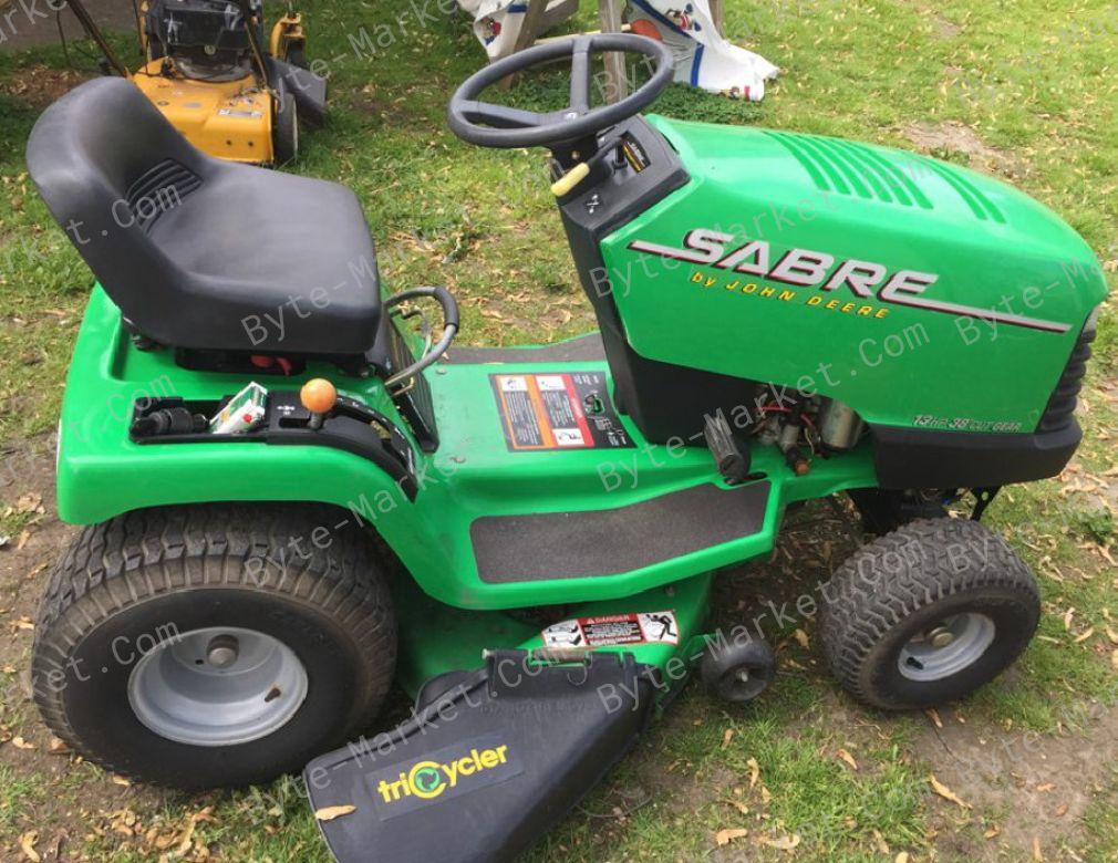 John Deere 1842GV/1842HV Sabre Yard Tractors Technical Manual in PDF image