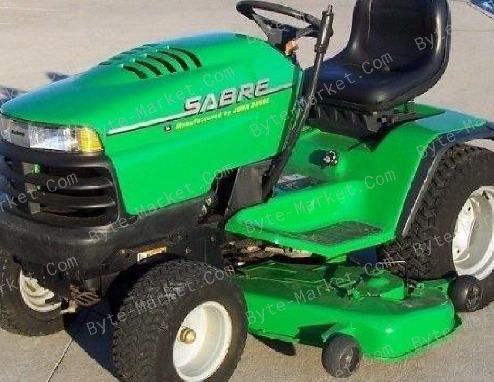John Deere 1948GV/HV 2148HV 2354HV 2554HV Sabre Yard & Garden Tractors Technical Manual in PDF image