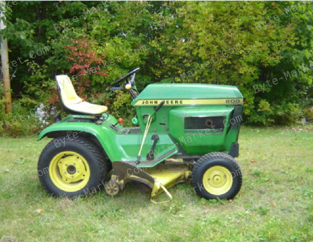 John Deere 200 Series Lawn & Garden Tractors PDF Service Manual image