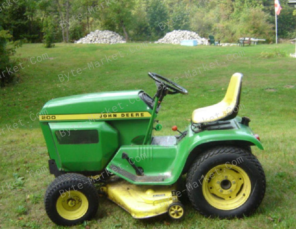 John Deere 200 Synchronous Thinner Technical Manual in PDF image