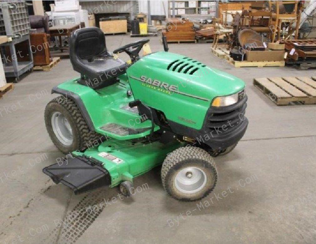 John Deere 2048HV 2254HV 2554HV Sabre Garden Tractors Technical Manual in PDF image