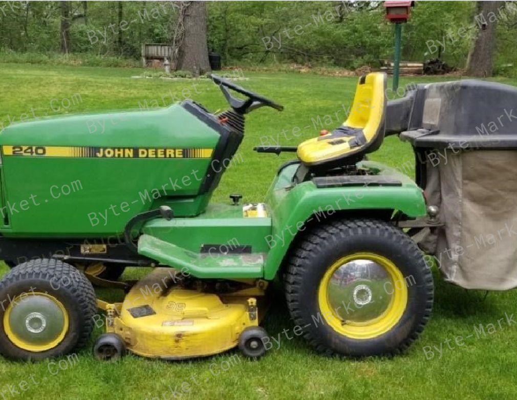 John Deere 240 - 320 Lawn and Garden Tractors PDF Technical Manual image