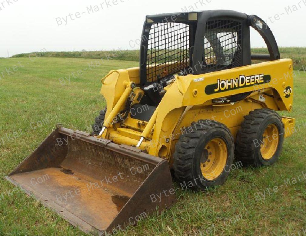 John Deere 240, 250 Skid Steer Loaders PDF Technical Manual image