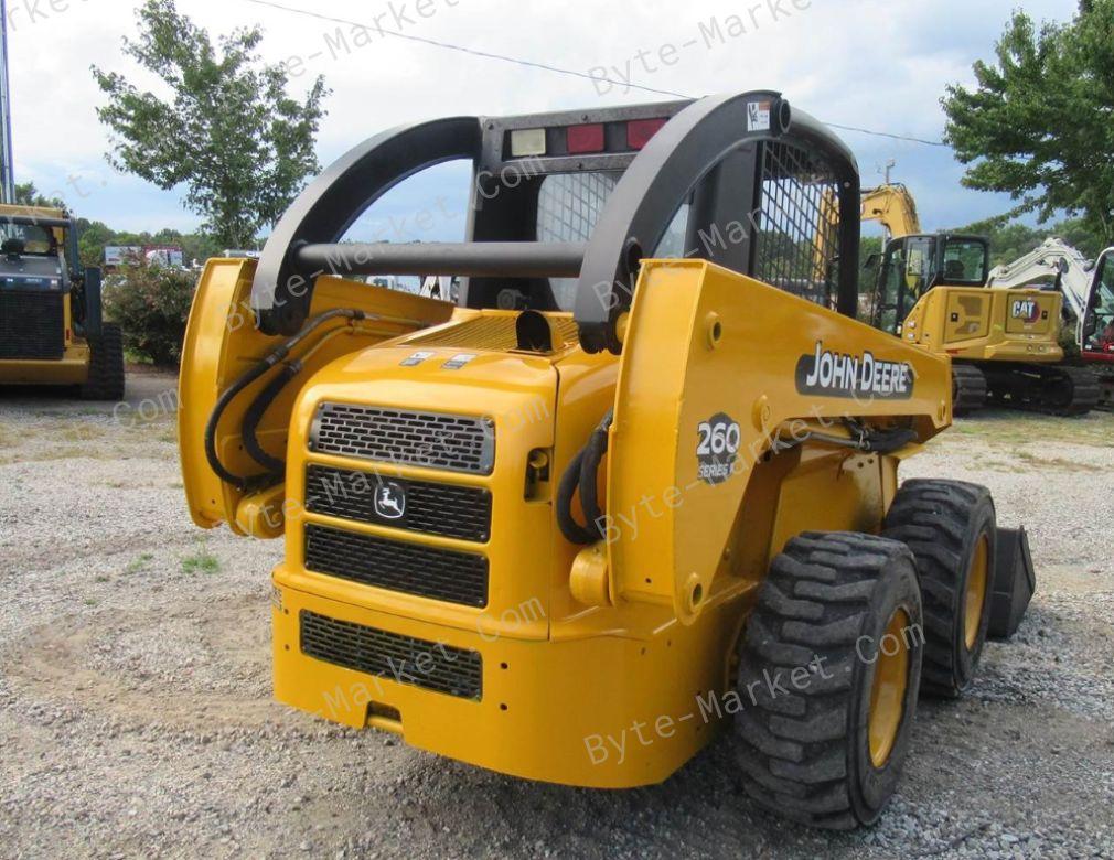 John Deere 260/270 Skid Steer Loaders Technical Manuals in PDF image