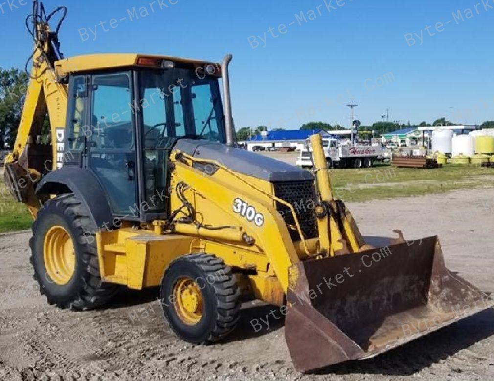 John Deere 310G Backhoe Loader Repair Technical Manual in PDF image