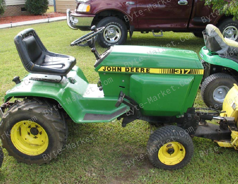 John Deere 317 Hydrostatic Tractor Technical Manual in PDF image