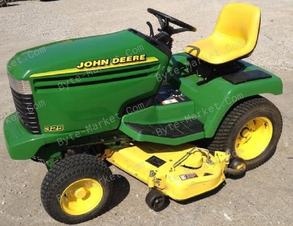 John Deere 325/335/345 Lawn & Garden Tractors Technical Manual in PDF image