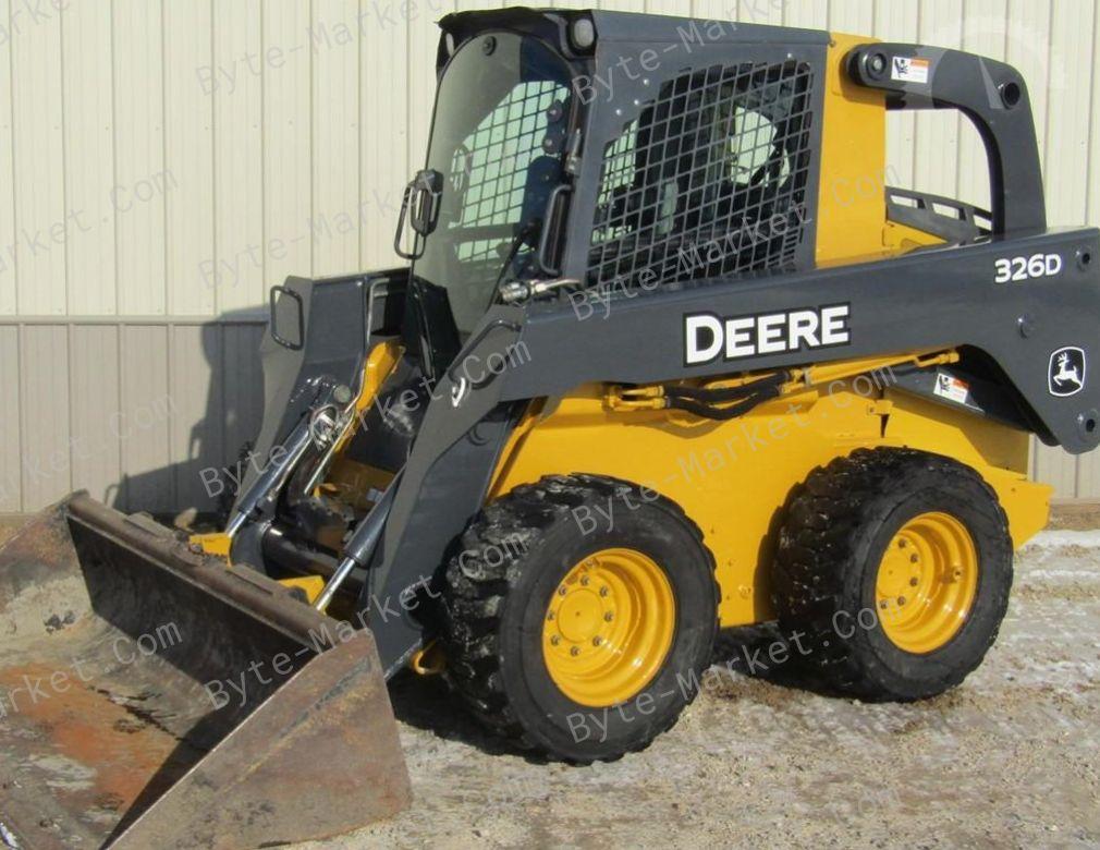 John Deere 326D 328D 329D 332D 333D Skid Steer Loader Technical Manuals in PDF image