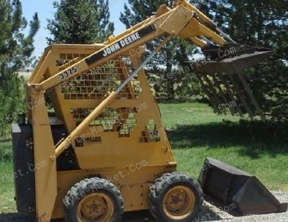 John Deere 3375 Skid Steer Loader Technical Manual in PDF image