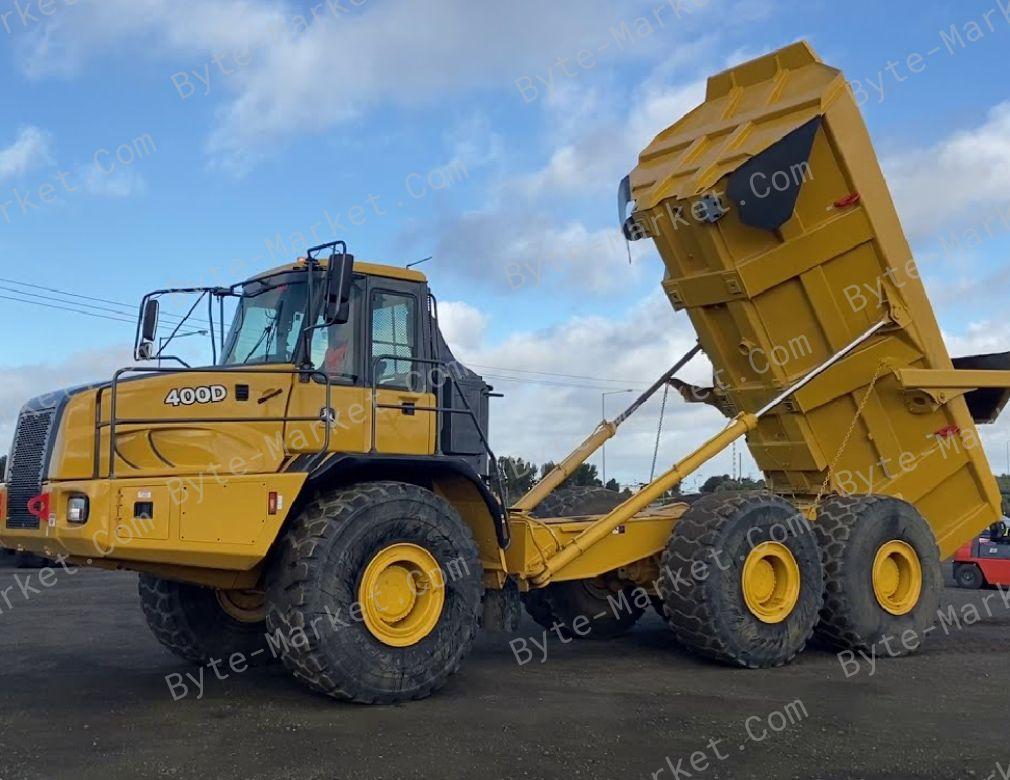 John Deere 350D/400D Articulated Dump Truck Manual in PDF image