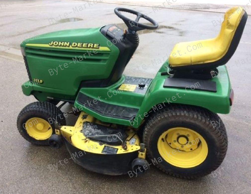 John Deere 355D Lawn and Garden Tractor Technical Manual in PDF image