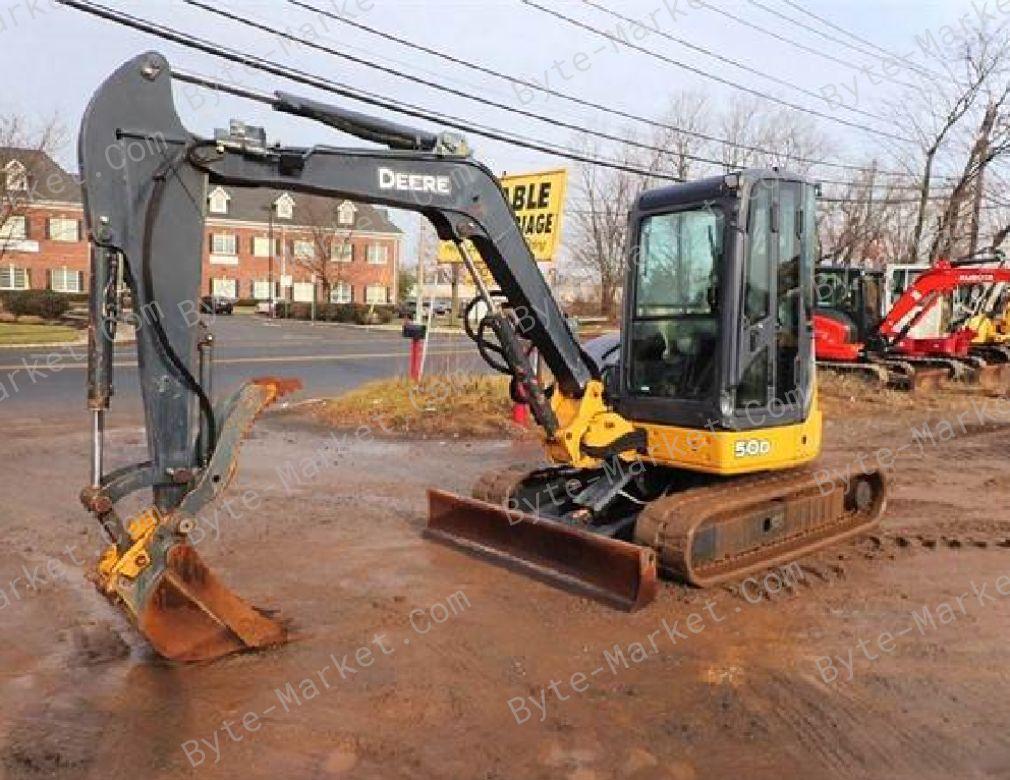 John Deere 35D/50D Excavator Repair Technical Manuals in PDF image