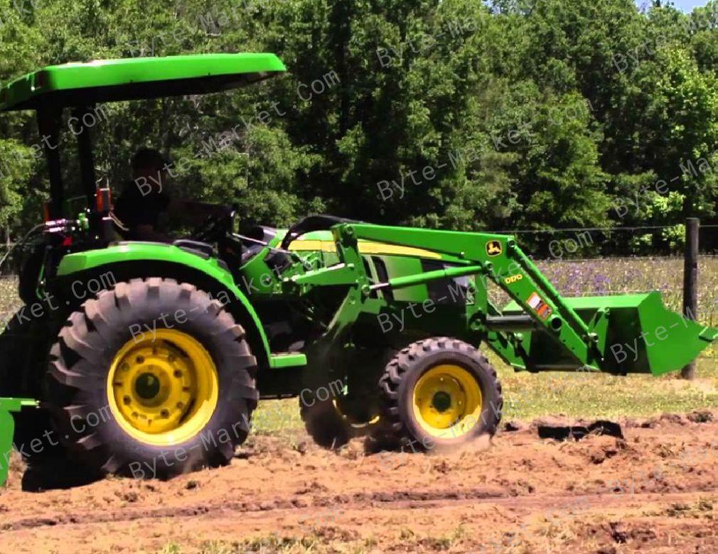 John Deere 4000 Series Compact Utility Tractor Attachments Technical Manual in PDF image