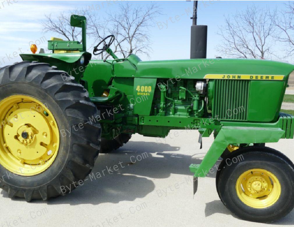 John Deere 4000 Series Wheel Tractors Service Manual in PDF image