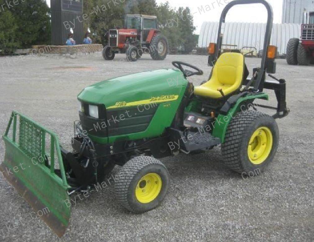 John Deere 4010 Compact Utility Tractor Technical Manual in PDF image