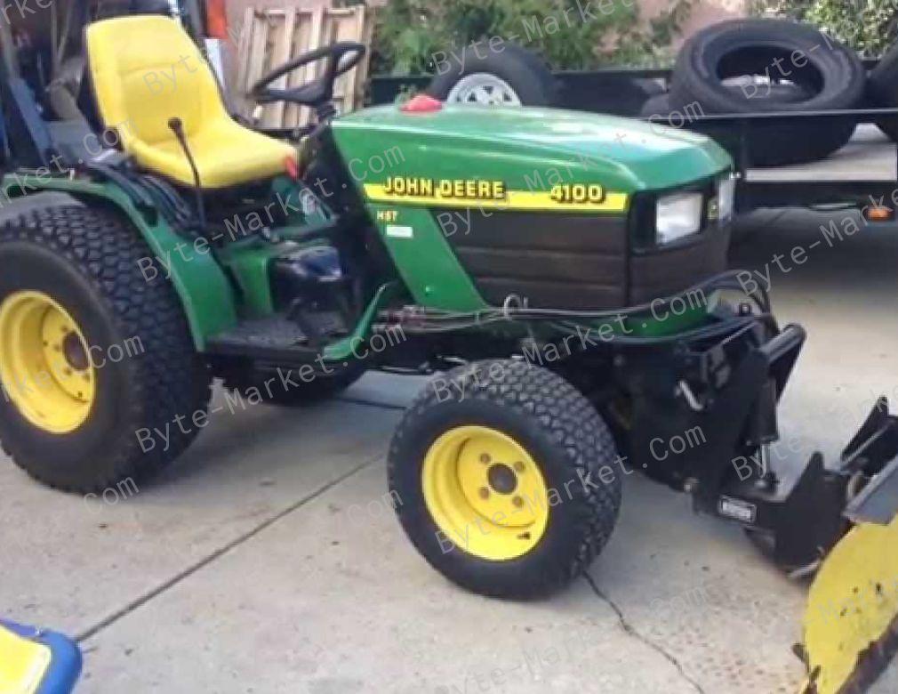 John Deere 4100 Tractor Compact Utility Technical Manual in PDF image