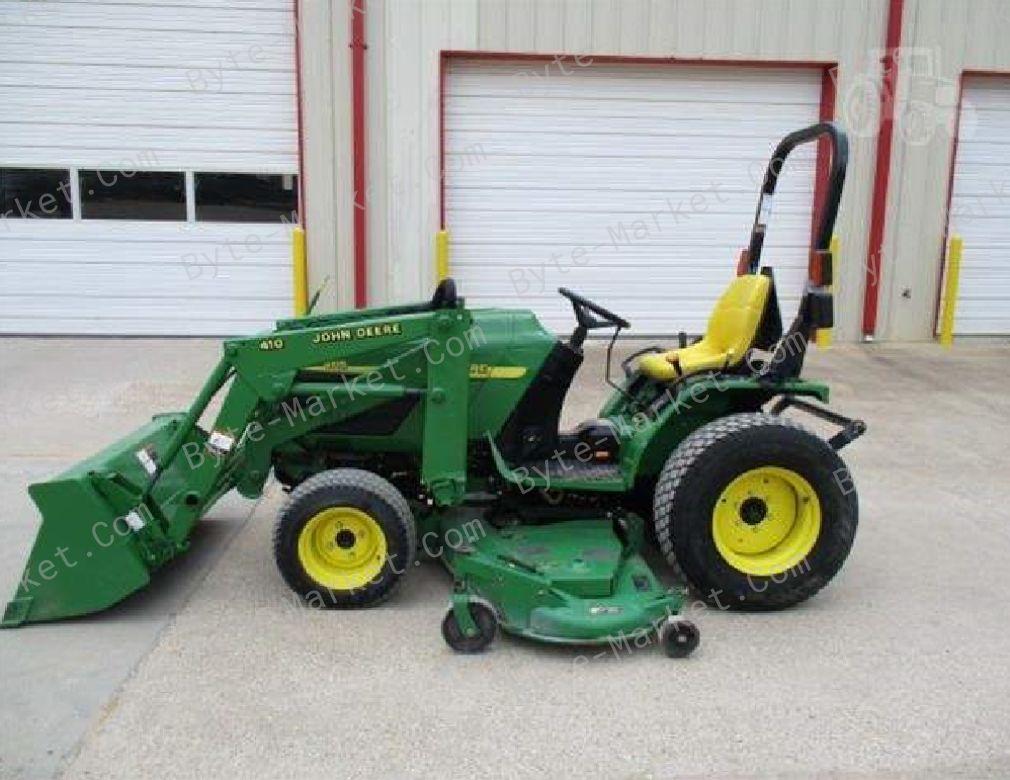 John Deere 4110/4115 Compact Utility Tractors Technical Manual in PDF image