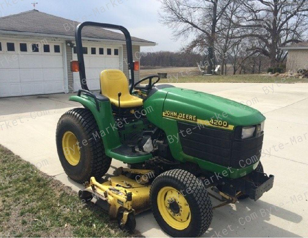 John Deere 4200/4300/4400 Compact Utility Tractors Techical Manual in PDF image